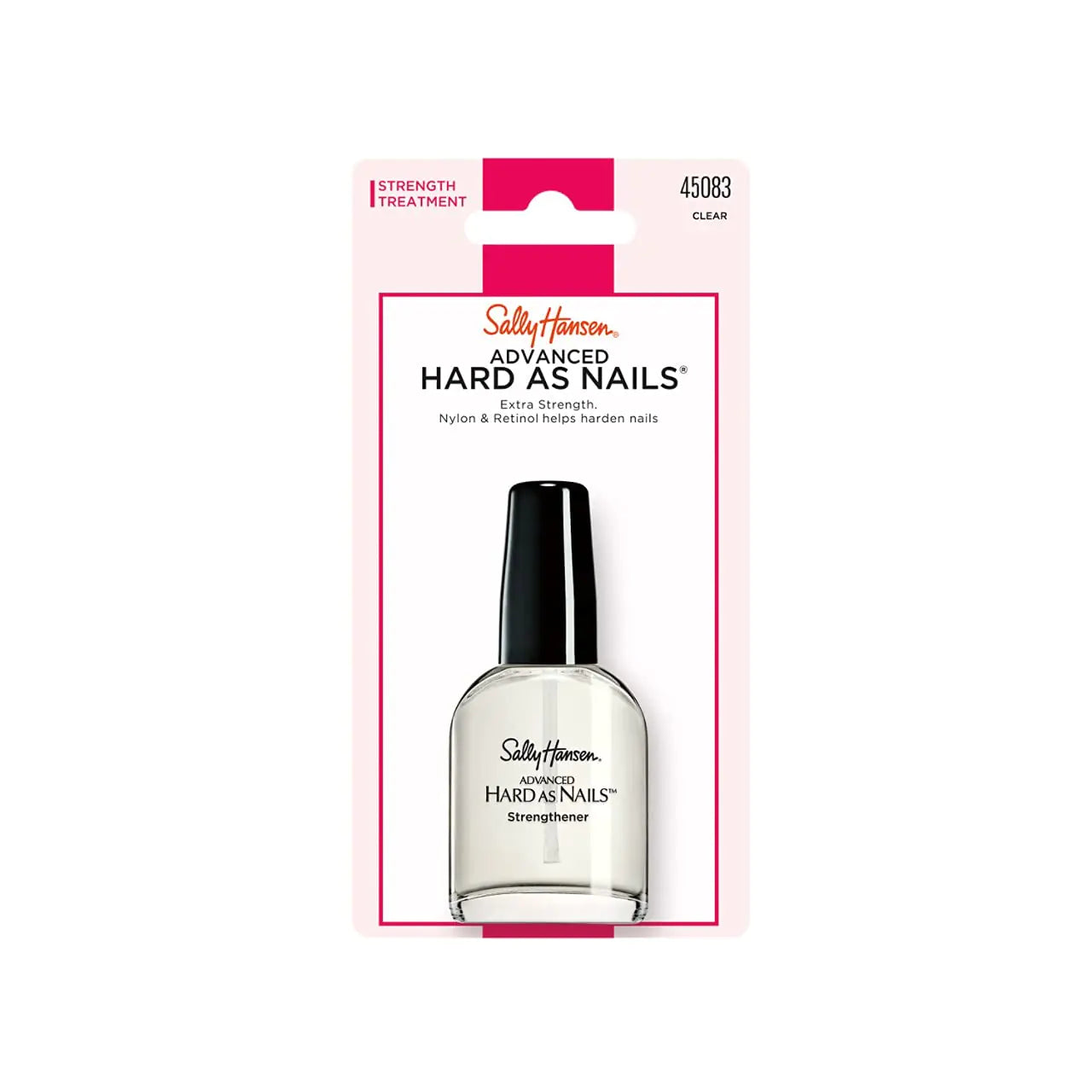 Sally Hansen Advanced Hard as Nails™ Clear Nail Strengthener with Retinol & Nylon - 0.45 Fl Oz - Vivareflex Online