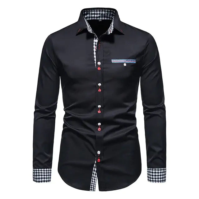 Patchwork Formal Shirts for Men Vivareflex Online