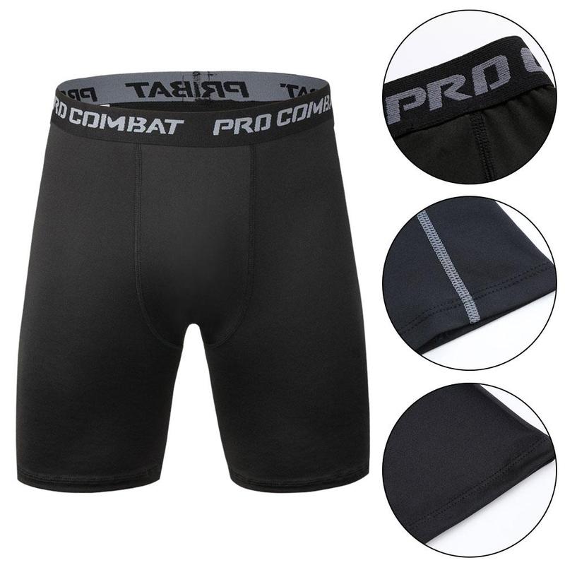 Short de fitness élastique pour homme