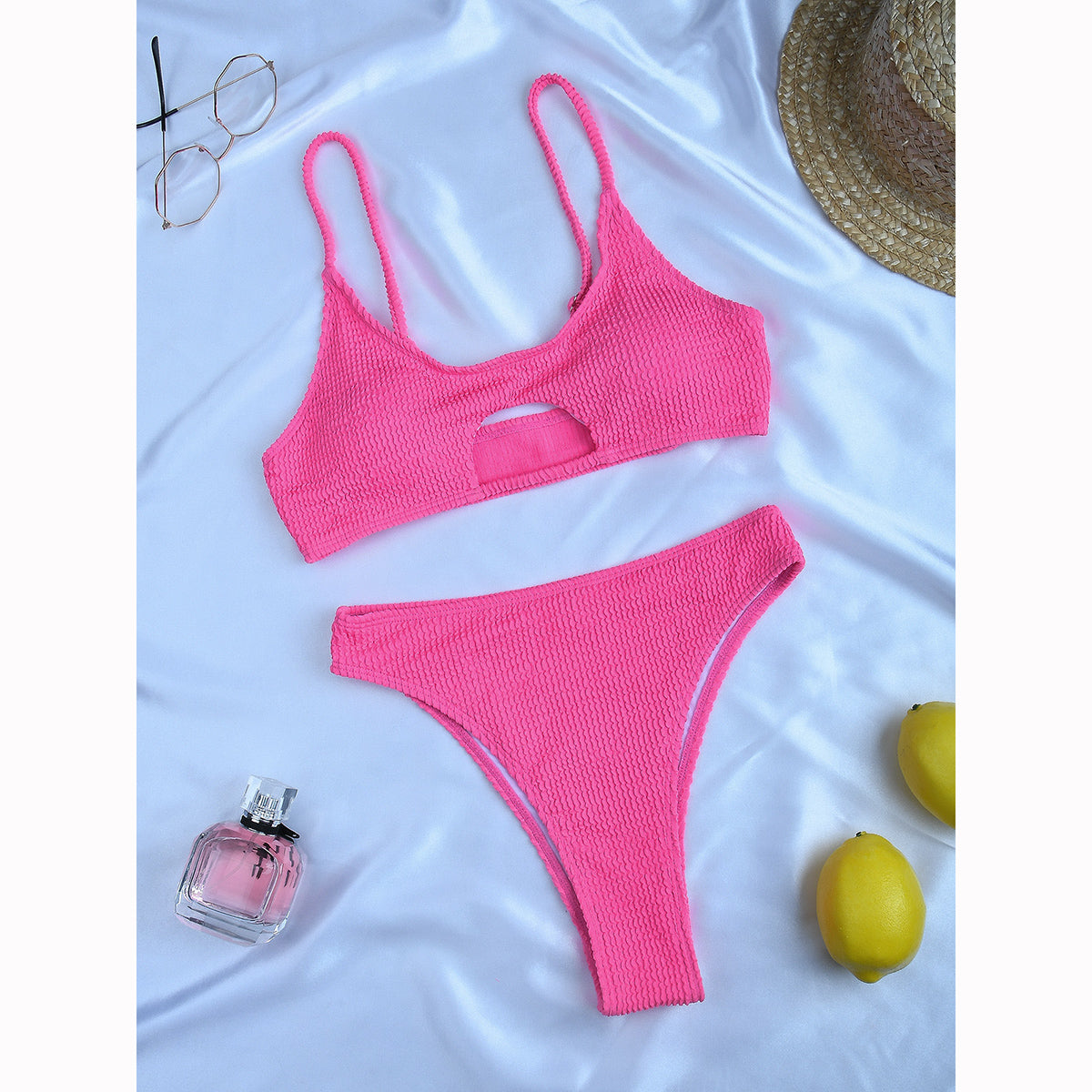 Conjunto de bikini de canalé