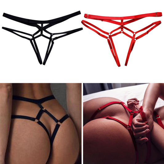 Beautiful Polyester Buttock with Thongs