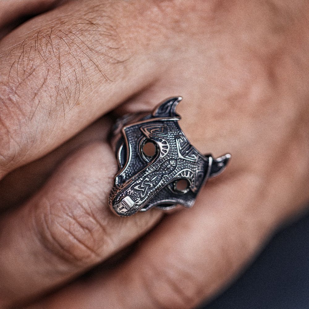 Anillo vikingo para hombre