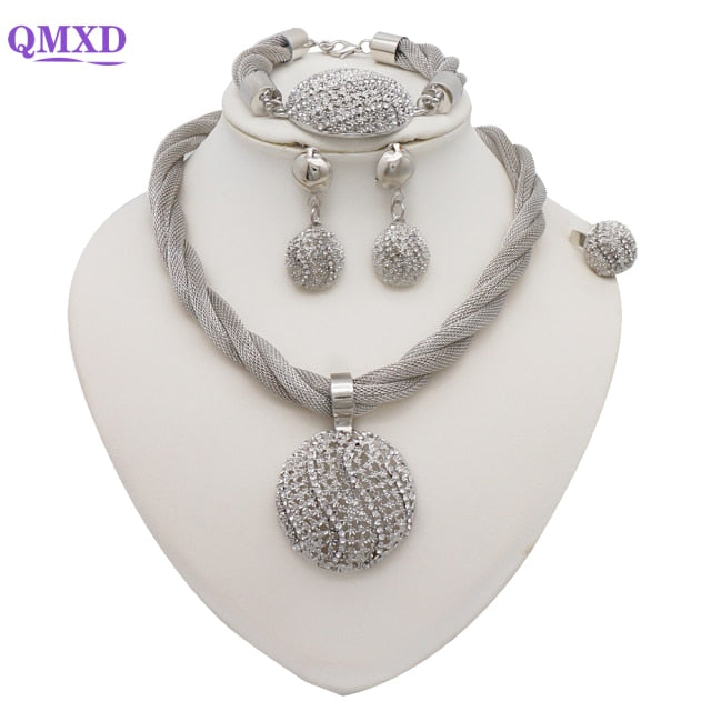 Conjunto de joyas de oro fino