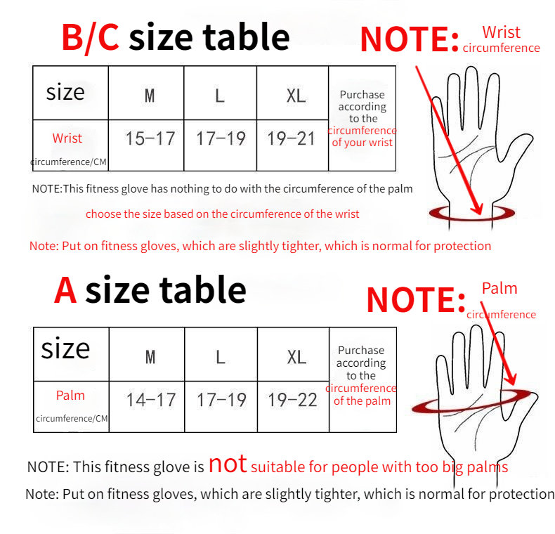 Gants d'haltérophilie