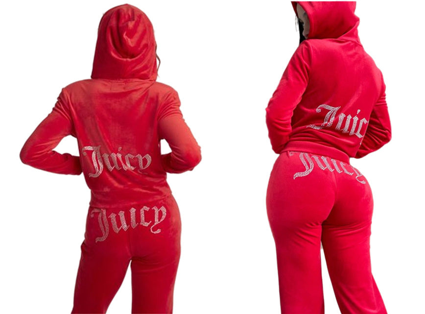 Sweat-shirt et pantalon Juicy avec diamants