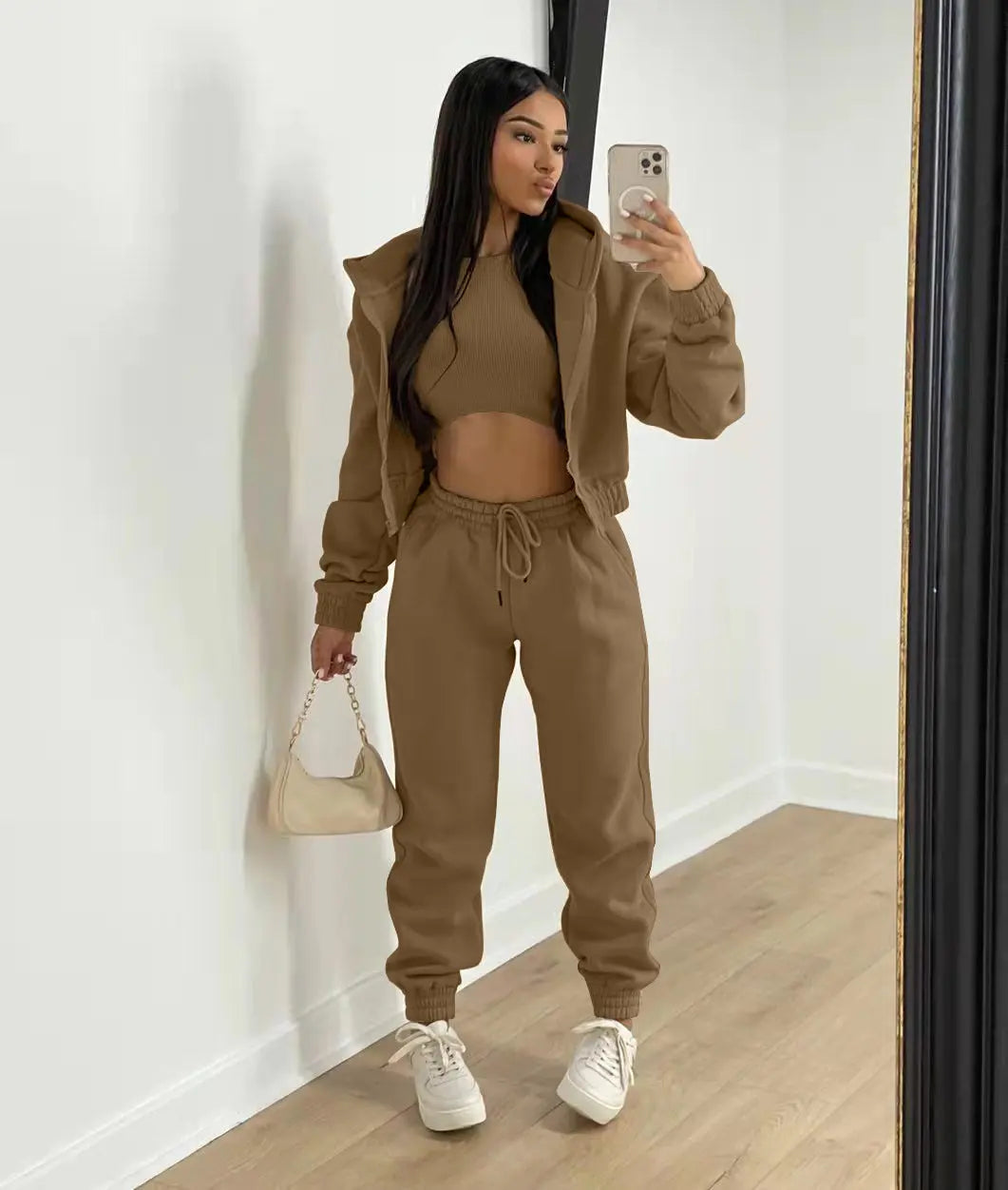 Autumn Trouser Set - Sweatshirt, Trousers, & Hoodie_Vivareflex_Online
