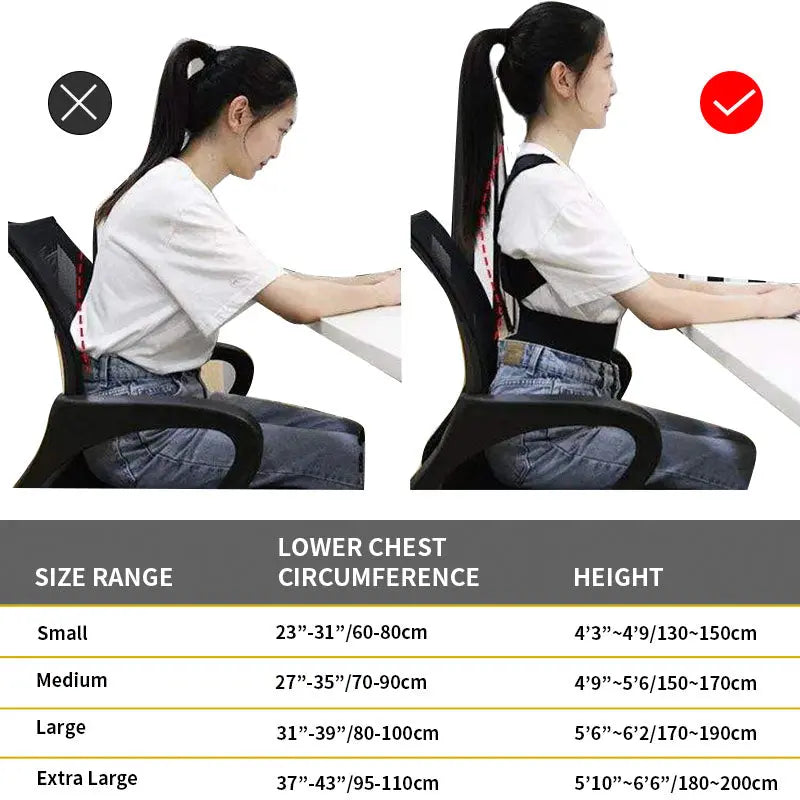 Back Posture Corrector Polyester 90%_Vivareflex_Online