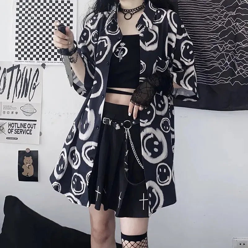 Black Half Sleeve Blouse Vintage Inspired Design_Vivareflex_Online