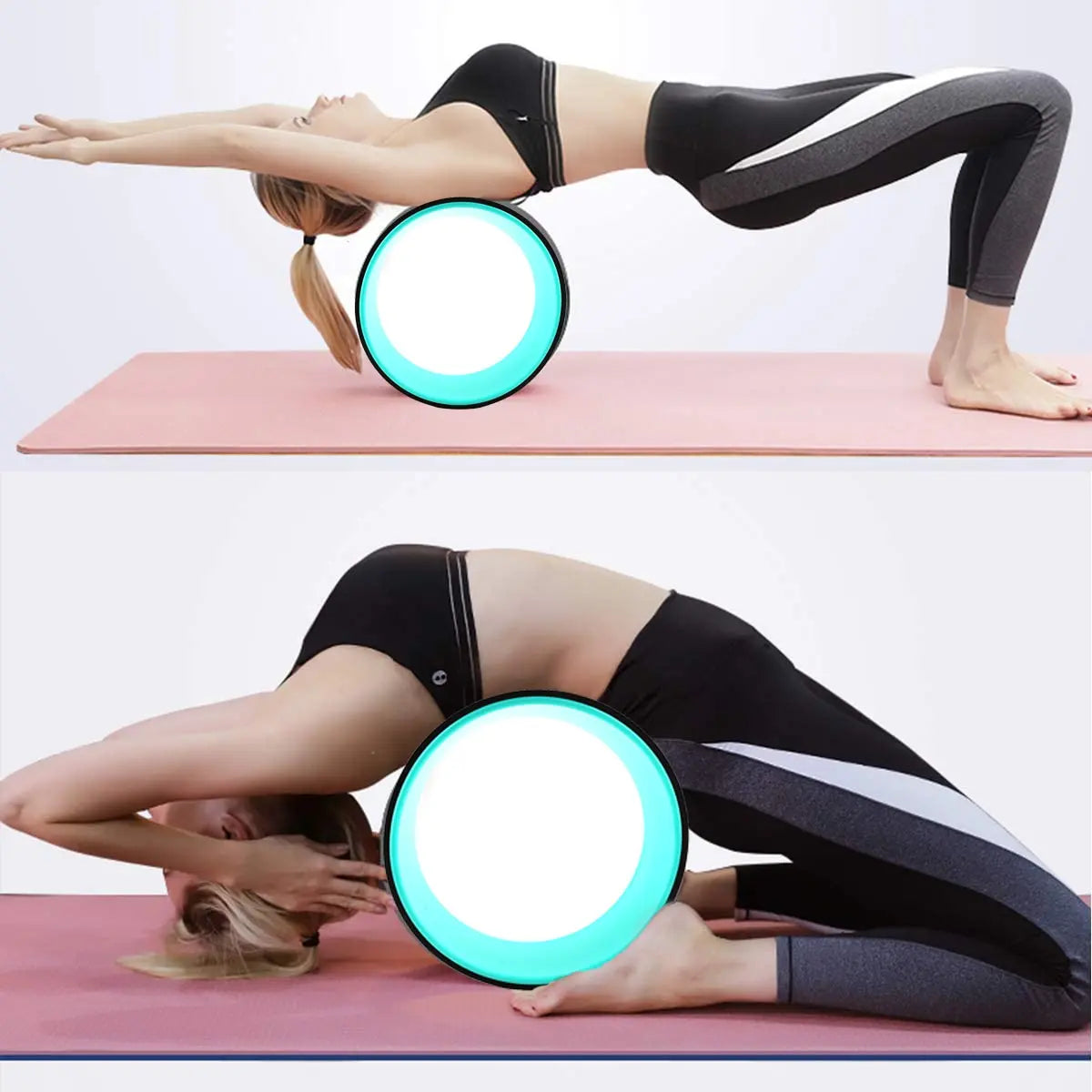 Classic Yoga Wheel Durable PVC an Anti-Slip Surface_Vivareflex_Online