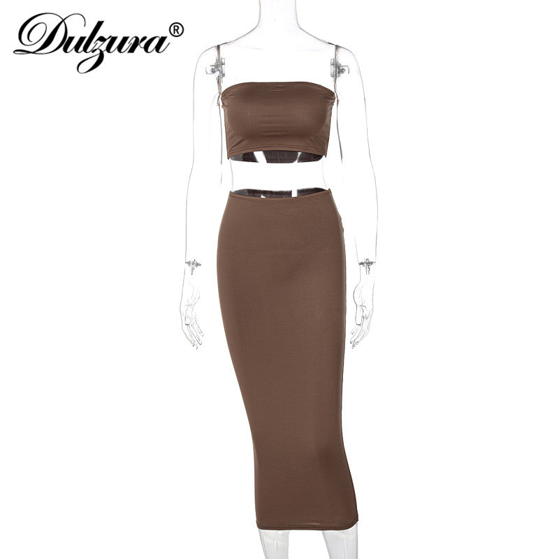 Knitted Bodycon Skirt_Vivareflex_Online