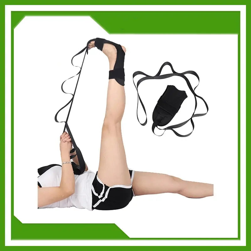 Lightweight and Compact Adjustable Yoga Stretch Strap_Vivareflex_Online