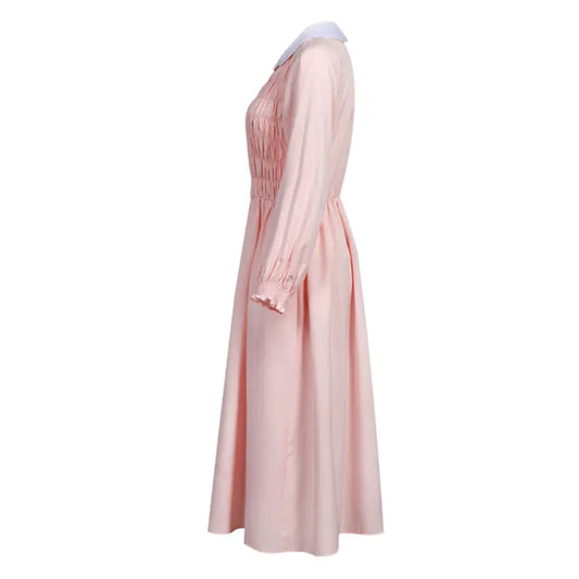 Movie Stranger Things Eleven Cosplay Costumes Pink Color_Vivareflex_Online