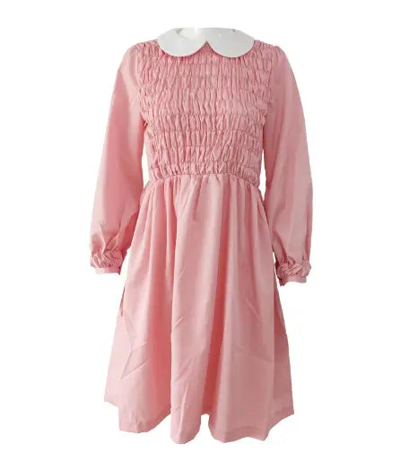 Movie Stranger Eleven Cosplay Costumes Pink Color_Vivareflex_Online