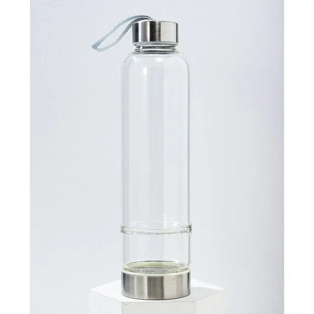 Drinking Crystal Glass Elixir Water Bottle_Vivareflex_Online