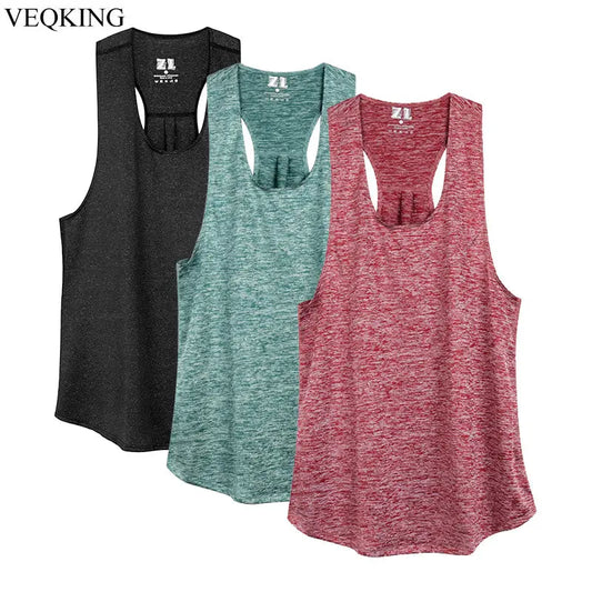 Polyester Workout Tank Top - Sleeveless Racerback Style_Vivareflex_Online