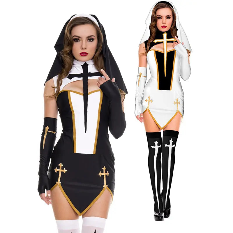 Sexy Nun Superior Costume - Halloween Outfit_Vivareflex_Online