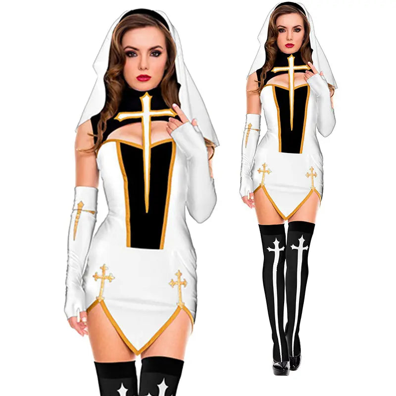 Nun Superior Costume - Halloween Outfit_Vivareflex_Online