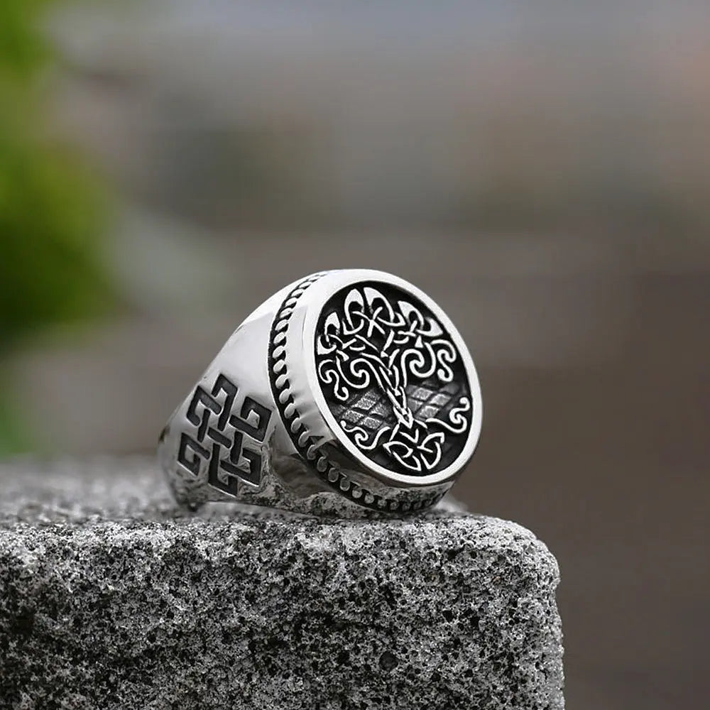 Stainless Steel Vintage Ring_Vivareflex_Online