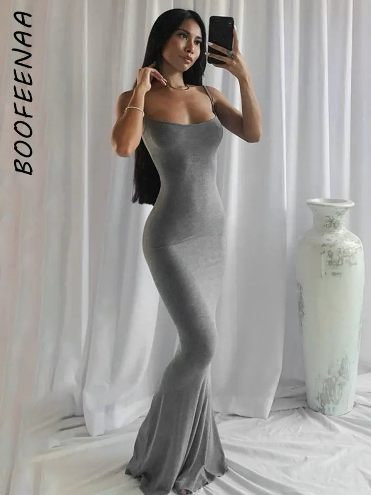 Backless Long Maxi Dress_Vivareflex_Online