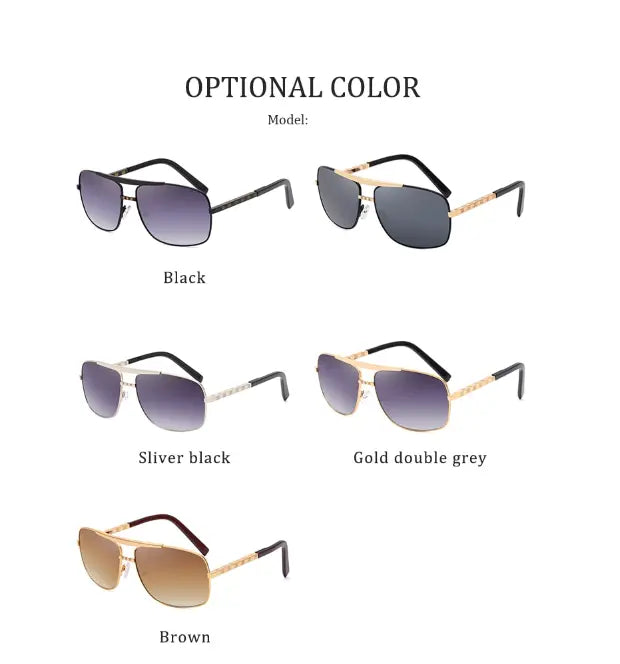 Classic Square Sunglasses - Multiple Colors Available_Vivareflex_Online