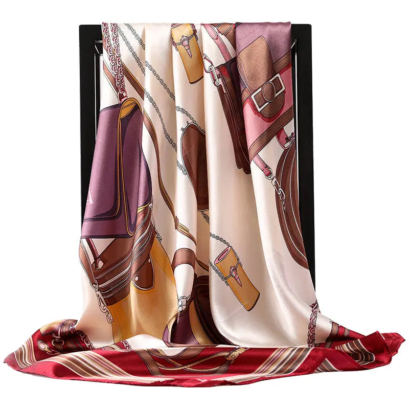 Fashionable Women Silk Scarf_Vivareflex_Online