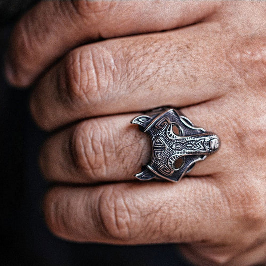 Men's Silver Viking Ring